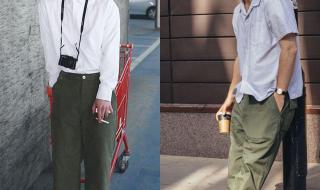 军绿色裤子配什么上衣