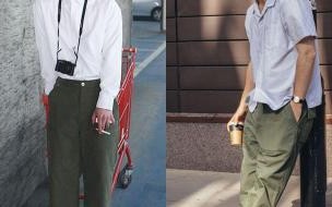军绿色裤子配什么上衣 军绿色裤子配什么上衣